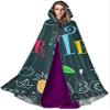 KEROTA Women's Hooded Cape, 150 cm, for Christmas, Halloween and Cosplay view 2