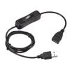 Sourcing Map 3-Pack USB Extension Cables with On/Off Switch, USB Male to Female, 1 m, Black view 1