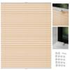 metablo Made-to-Measure Pleated Blind with Drilling, Light Orange, W 51–60 cm, H 40–100 cm view 1