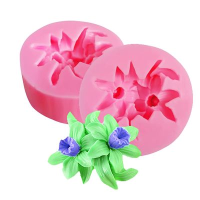 Cestony Flower and Leaf Fondant Silicone Molds