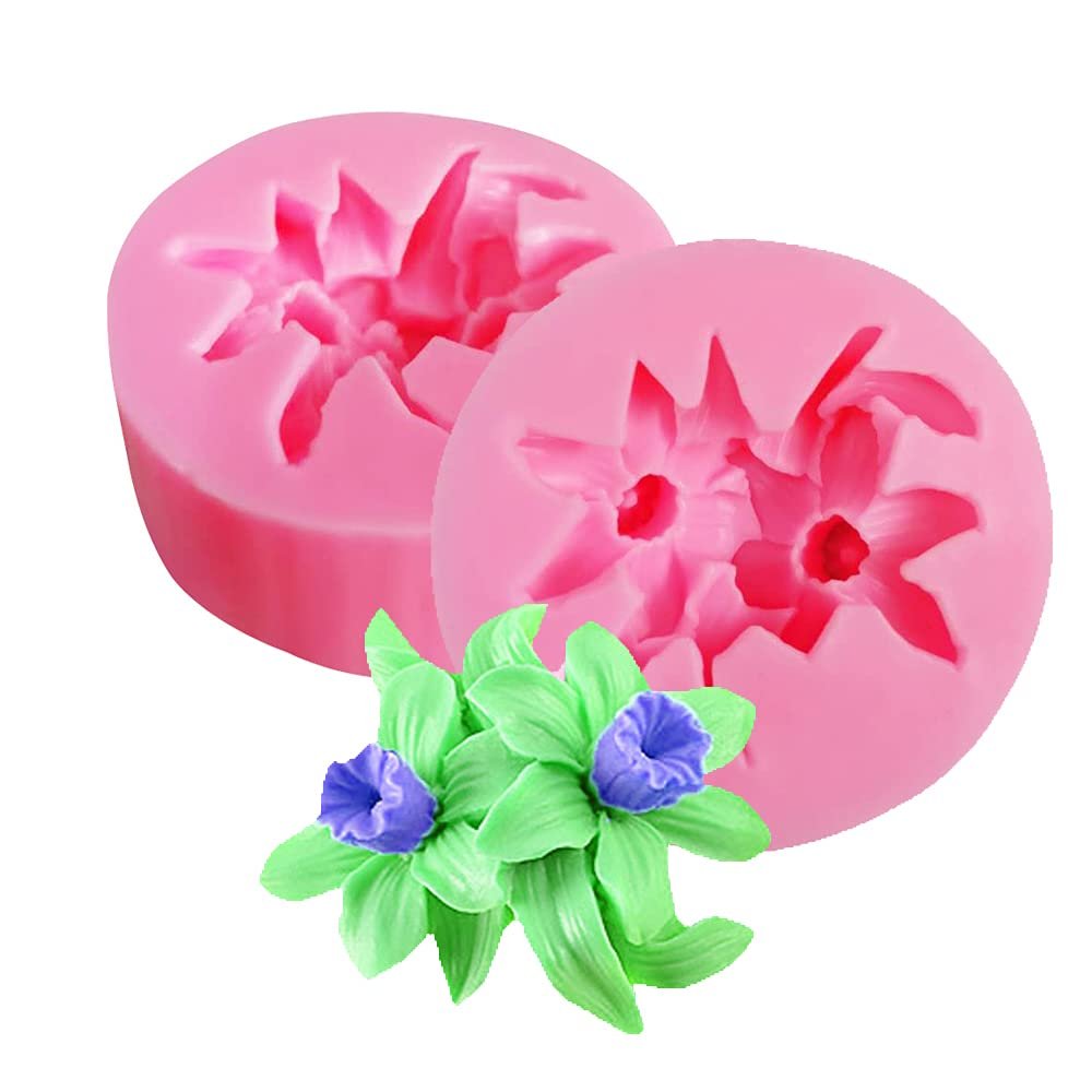 Cestony Flower and Leaf Fondant Silicone Molds