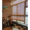 DLLY Carbonized Bamboo Reed Roman Shade, Handwoven Light-Filtering Outdoor Blind, 135 x 300 cm/53 x 118 in view 3