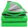 HYHMJ Multi-Purpose Waterproof Tarp, Green/Silver, 2.8 x 5.8 m view 1