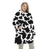 Hooded Blanket Poncho, Thick Fleece Wearable Blanket, XL view 2