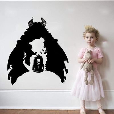 Bella Princess House Vinyl Wall Sticker, 42 × 46 cm