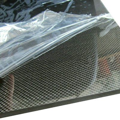 Carbon Fiber Sheet, 0.8 mm x 100 mm x 300 mm, for DIY Drone Frames, Plain Weave, Light