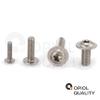 OPIOL QUALITY M10 x 45 mm Stainless Steel A2/V2A Pan Head Flange Screws, Hexalobular Socket, ISO 7380, 5-Pack view 4