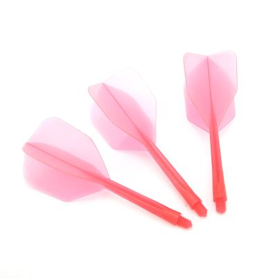 3-Piece Integrated Dart Shafts and Flights for 2BA Barrels, Red