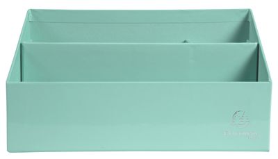 Exacompta 67963D Aquarel Letter Tray and Organizer, 3-Tier, Pastel Green