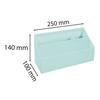 Exacompta 67963D Aquarel Letter Tray and Organizer, 3-Tier, Pastel Green view 3