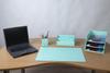 Exacompta 67963D Aquarel Letter Tray and Organizer, 3-Tier, Pastel Green view 4
