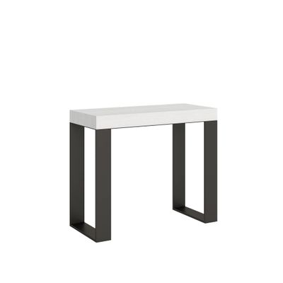Tecno Wei Console Table, Ash, Anthracite Frame