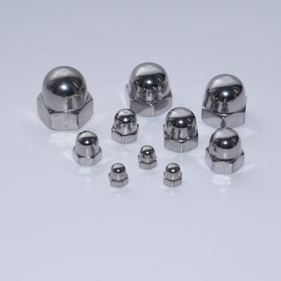 M20 Acorn Nuts, High Form, DIN 1587, A2 Stainless Steel, 100-Pack