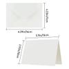 Aeromdale Blank Greeting Cards with Envelopes, Motif B, Folded Note Cards - #C - 1 Set view 3