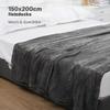 Electric Heated Blanket, Flannel, 59 x 79 in, 4 Heat Settings, Overheat Protection, Auto Shut-Off, Digital Display, Machine Washable view 4