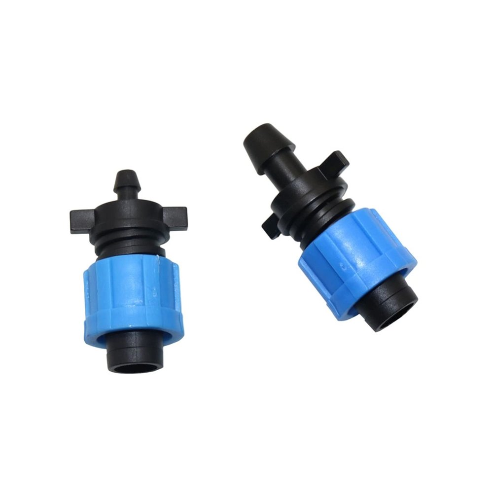 Locking Straight Hose Connectors, 10 mm to 16 mm, 5-Pack