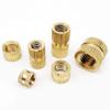 xinyuan Locknuts, 5/10/25 pcs, M2–M10, Solid Brass Pure Copper Metric Thread Knurled Insert Nuts with Embedded Hex Nut view 2