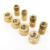 xinyuan Locknuts, 5/10/25 pcs, M2–M10, Solid Brass Pure Copper Metric Thread Knurled Insert Nuts with Embedded Hex Nut view 3