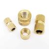 xinyuan Locknuts, 5/10/25 pcs, M2–M10, Solid Brass Pure Copper Metric Thread Knurled Insert Nuts with Embedded Hex Nut view 4
