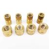 Xinyuan Locknuts, 10/25/50 pcs, M2–M10, Solid Brass/Pure Copper Metric-Thread Knurled Insert Nuts with Embedded Hex Nut view 3
