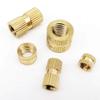 Xinyuan Locknuts, 10/25/50 pcs, M2–M10, Solid Brass/Pure Copper Metric-Thread Knurled Insert Nuts with Embedded Hex Nut view 4