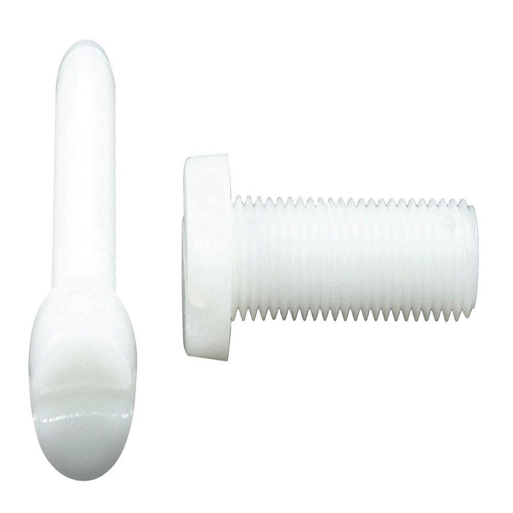 SN-TEC Polyamide Slotted Cheese Head Machine Screw, M4 x 16 mm, 200-Pack, DIN 84
