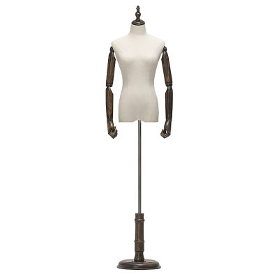 Adjustable Female Dress Form Mannequin with Stable Base