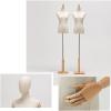 Adjustable Female Dress Form Mannequin with Stable Base view 3