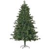 HOMCOM Artificial Christmas Tree, 180 cm, with 748 Tips and Metal Stand view 1
