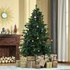 HOMCOM Artificial Christmas Tree, 180 cm, with 748 Tips and Metal Stand view 2