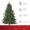 HOMCOM Artificial Christmas Tree, 180 cm, with 748 Tips and Metal Stand view 3