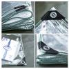 ASDQWER Transparent Waterproof PVC Tarpaulin, 3 x 8 m view 2