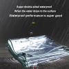 ASDQWER Transparent Waterproof PVC Tarpaulin, 3 x 8 m view 4