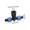 2-Piece Garden Hose Fitting Set, 16 mm Drip Irrigation Straight 3-Way Connector view 2