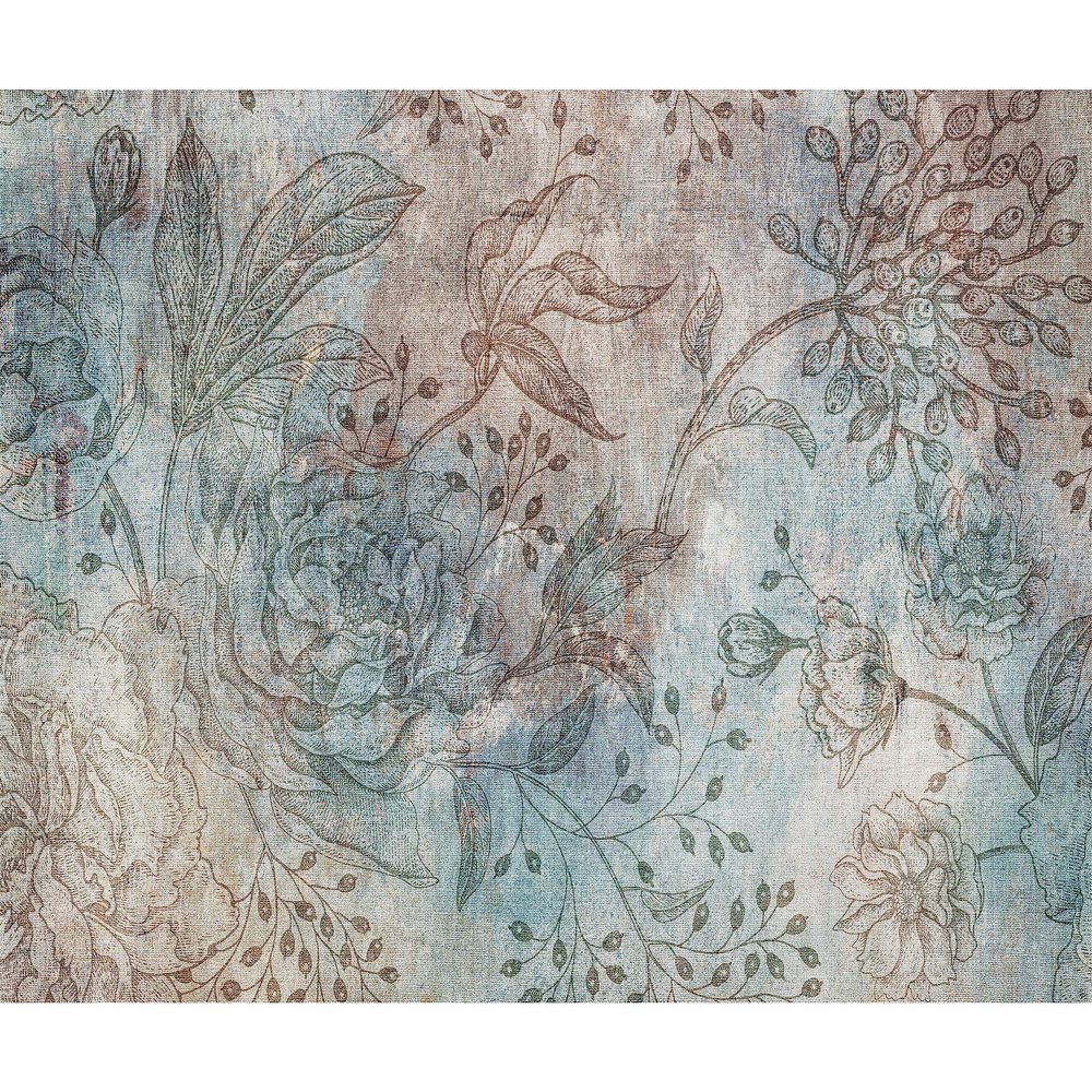 murando Self-Adhesive Floral Photo Wallpaper, 294 x 210 cm, Modern Bedroom