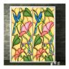 Siunwdiy Decorative Window Film, Frosted Privacy Film, Static Cling/Self-Adhesive, Colorful Stained-Glass Style, 28 x 36 in view 1