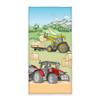 Herding Klaus GmbH Tractor Velour Towel, Multicolored, 75 x 150 cm view 1