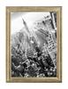 FRAMO Wooden Picture Frame 29 x 126 cm, Custom Size – Silver Leaf view 1