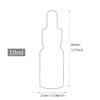 BasicPacking 24-Pack 10 mL Amber Glass Dropper Bottles with White/Silver Pipettes and 4 Funnels view 2