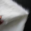 Yimihua White Long-Pile Faux Fur Fabric, 150 x 50 cm view 1