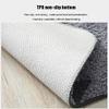 Ruby Lil Semicircular Bath Mat, Indoor/Outdoor Floor Mat, Non-Slip Bathroom Rug, White, 40 x 60 cm view 3