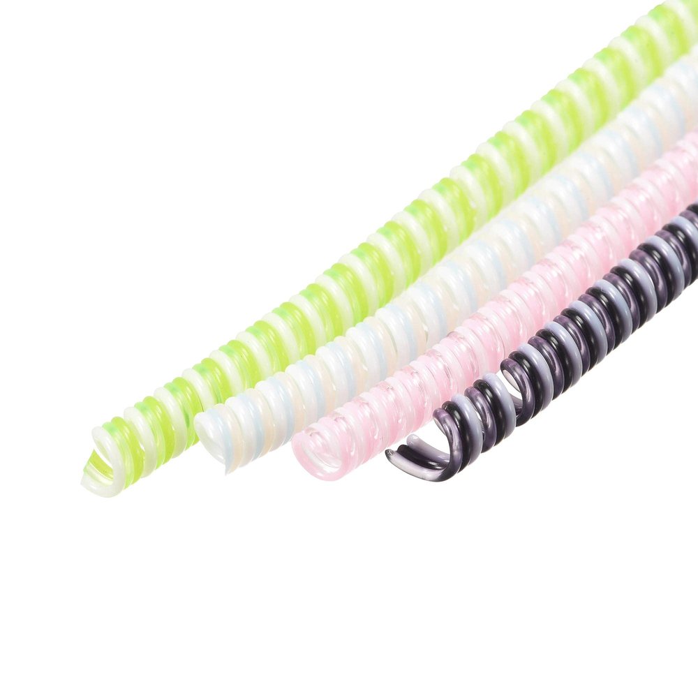 sourcing map Spiral Cable Protectors for USB Cables, 4 Colors