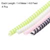 sourcing map Spiral Cable Protectors for USB Cables, 4 Colors view 2