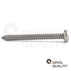 OPIOL QUALITY Stainless Steel A2 V2A Pan Head Torx Sheet Metal Screws ISO 14585 / DIN 7981, 6.3 x 19 mm, 500-Pack view 3