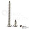 OPIOL QUALITY Stainless Steel A2 V2A Pan Head Torx Sheet Metal Screws ISO 14585 / DIN 7981, 6.3 x 19 mm, 500-Pack view 4