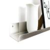 Metal Picture Ledge, Stainless Steel, Up to 240 cm, White (100 cm) view 1