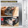 Heavy-Duty Drawer Slides, Full Extension, 300 mm, 68 kg view 4