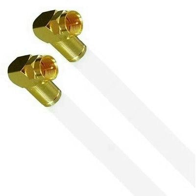 AC-Sat-Corner Fritz!Box/Vodafone Coaxial Cable, 36 m, 135 dB, 5-Shield, Gold Right-Angle Connectors