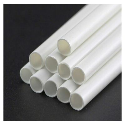 YANGQI yaoqijie White ABS Plastic Hollow Tube, Round, 250 mm, OD 2/2.5/3/4/6/8 mm, Durable (4 x 2.9 mm, 25 pcs)
