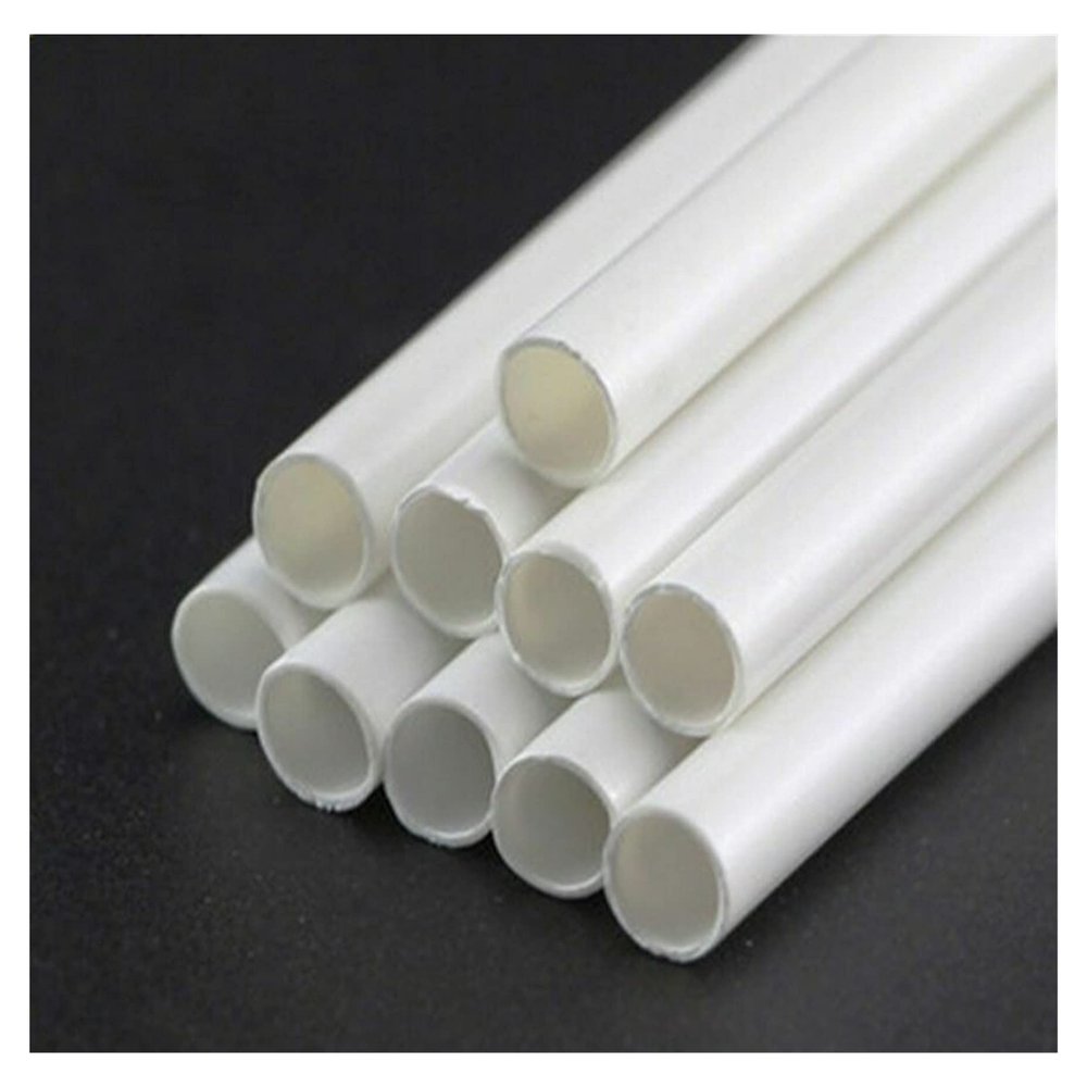 YANGQI yaoqijie White ABS Plastic Hollow Tube, Round, 250 mm, OD 2/2.5/3/4/6/8 mm, Durable (4 x 2.9 mm, 25 pcs)
